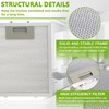EPLZON W10915369 Range Hood Filter replacement 5 Layer Aluminum Mesh
