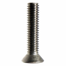 10-32 x 1" Flat Head Machine Screws, Phillips Drive, Stainless Steel 18-8, Full Thread, Bright Finish, Machine Thread, Quantity 100 by Fastenere
