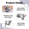 Nuqin Mini Bench Vice Table Clamp Small Bench Vise for