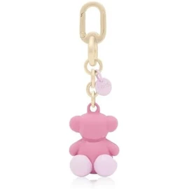 TOUS Bold Bear - Llavero de metal, color rosa, multicolor, talla única, color rosa, talla única