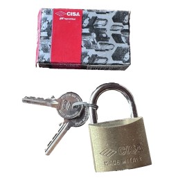 Cisa 22010-40-0 PadLock Brass Lock Made in Italy