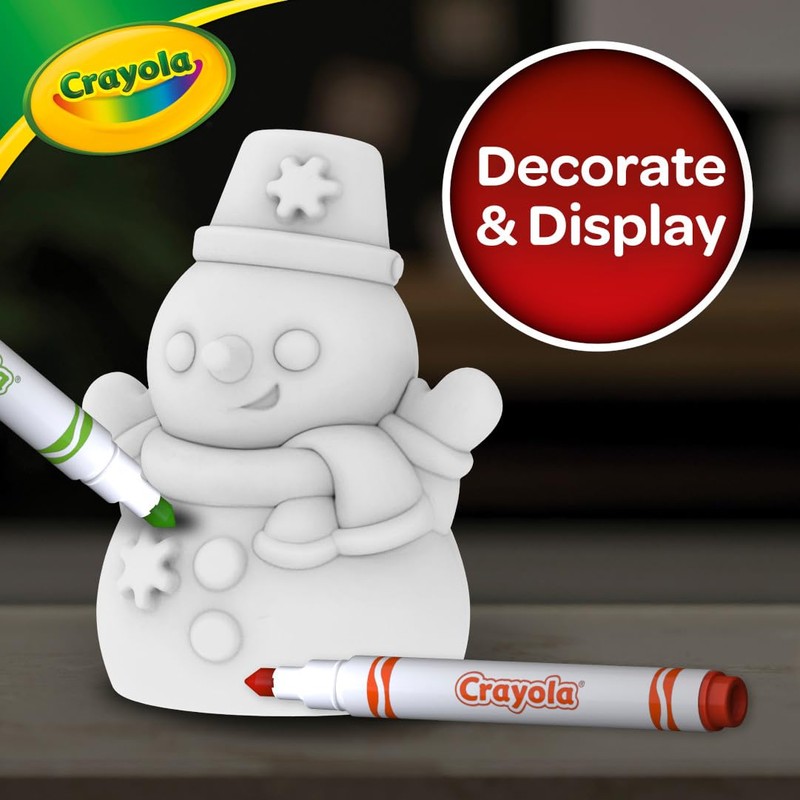 Crayola Light Ups Santa and Snowman Bundle, Recolorable Light Up