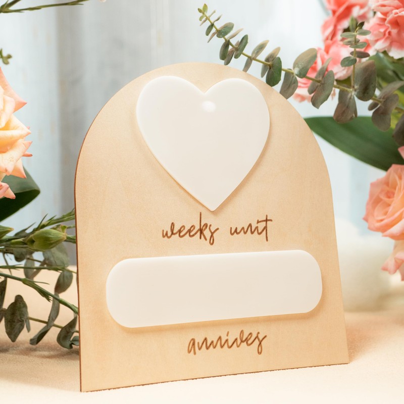 HONOCOOLS Wooden Picture Frame (Countdown Weeks)