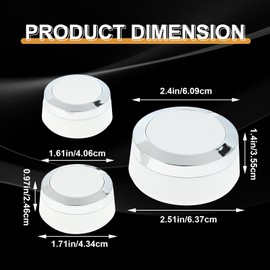 Mgoodoo 2pcs WH01X24378 Laundry Appliance Control Knob and 1 PCS WE01X24552 Dryer Timer Control Knob for GE Hotpoint Dryer knob Replacement PS11736611 AP5986397