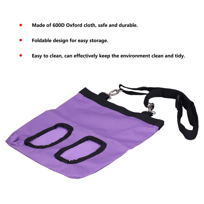 Pet Feeding Bag Oxford Cloth Pig Hay Feeder Storage Hanging