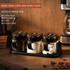 Suclain 3 Pcs Sugar Coffee Container Set 16 oz Glass
