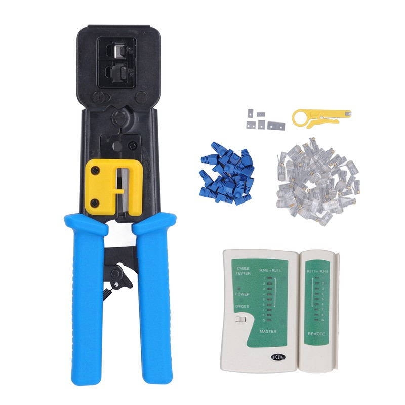 RJ11 RJ45 Crimping Tool Kit 6P 8P Ethernet Crimper with