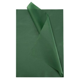ZYOOO 50 Sheets Tissue Paper Dark Green 70cm x 50cm Wrapping Paper for Crafts Decoration
