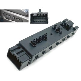 Front Passenger Side Electric Power Seat Adjustment Control Switch Compatible with Ford F150 F250 F350 Explorer Expedition 2006-2019 Lincoln MKX 2006-2019 Mercury 06-11 9L3Z14A701FA 6H6Z14A701FA