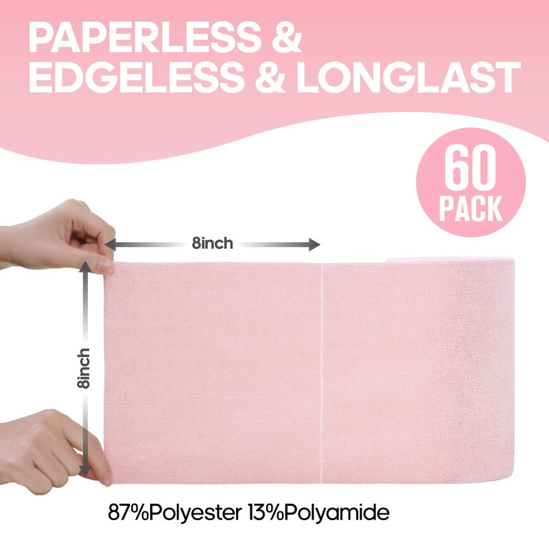 Fantasticlean Microfiber Cleaning Cloth Roll -60 Pack, Tear Away Paperless