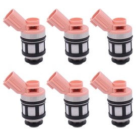 NewYall Pack of 6 Fuel Injector 3.0L 3.3L for Nissan Frontier 1998-2004, Pathfinder 1996-2003, Quest 1995-2003, Xterra 2000-2004, Infiniti QX4 1997-2001, Mercury Villager 1996-2001