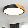 Qamra LED Ceiling Light, Ceiling Light, 30 cm, Black Ceiling