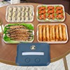Yallmie 4 Layer Dumpling Storage Box, Dumpling Organizer with Lid