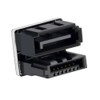 Cablecc Single SATA 7Pin Female to 360 Degree Angled 7Pin
