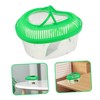 Mipcase Small Green Plastic Reptile Terrarium with Lid and Handle