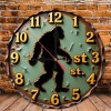 25x25cm Custom Wood Clock that is Not Recommended for High-Humidity