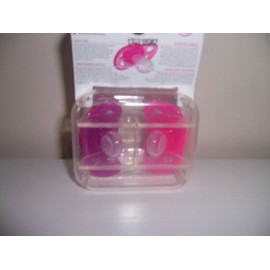 twistshake Twist  Shake orthodontic pacifier pink purple  size  0-6  months new