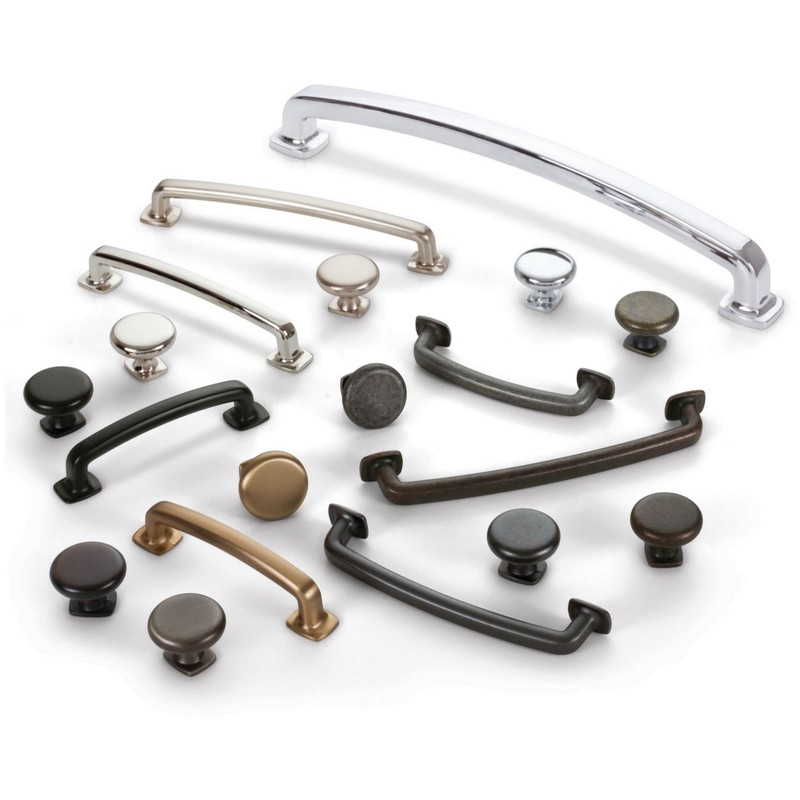 Jeffrey Alexander Belcastel 1 1-3/8" Diameter Mushroom Knob, Distressed Oil