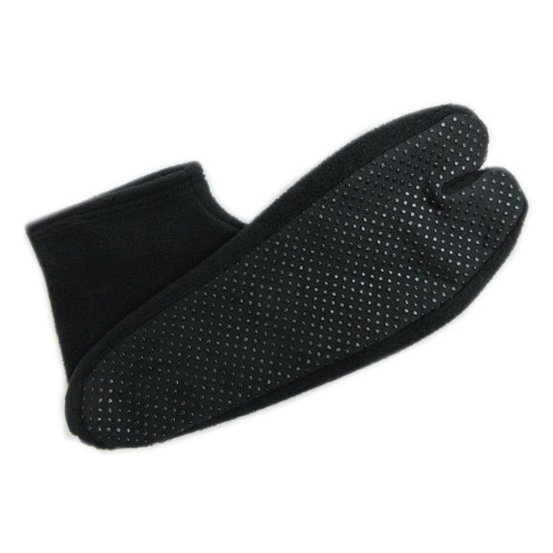 Wasakura An Tabi Socks, Fleece Stretch, For Winter, Warm, Non-Slip,