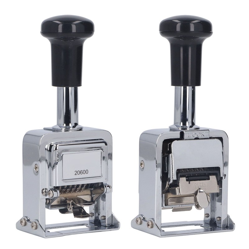 Automatic Numbering Machine Zinc Alloy Easy Operation Clear Inking Self