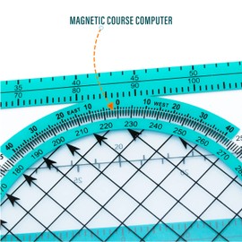 Destination Departure Aviation Plotter Slide Rule Computer Flight plane pilot student accessories rotating azimuth bezel vfr ifr navigation ruler
