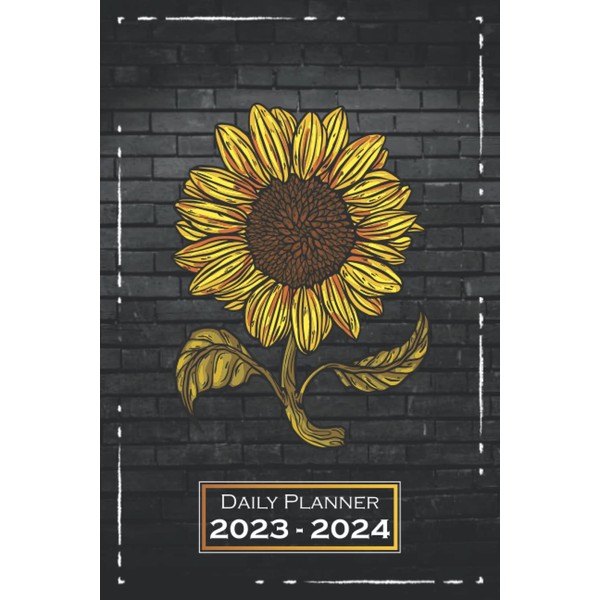 Daily Planner 2023-2024: 6x9 | One Week on a Double