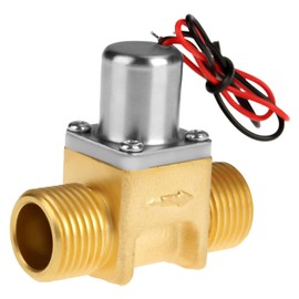 Water Valve DC 4.5V 1/2 Water Flow Pulse Electromagnetic Valve Brass Solenoid Valve