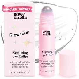 grace & stella- Elimina las bolsas y las ojeras: ¿Tienes una reunión a primera hora de la mañana? ¡Que venga! Nuestro sérum en crema para ojos con cafeína combina niacinamida y péptidos para combatir