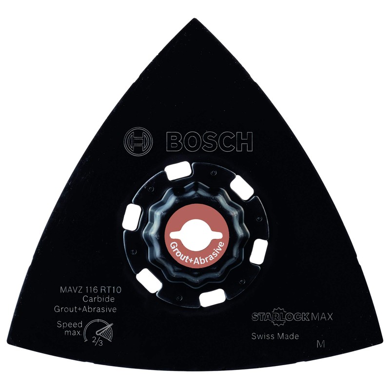 Bosch Professional MAVZ 116 RT2 Carbide-RIFF Sanding Plate (Starlock, Grit