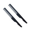 Foldable Hair Comb Black 2-Pack Travel Hair Brush Styling