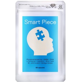 SmartPiece ホスファチジルセリン PS 100mg サプリ 8種配合 チロシン 薬剤師監修