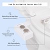 TUSHY Spa Self-Cleaning Warm Water Toilet Bidet Attachment. Adjustable Nozzle,