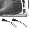OTOTEC Pack of 2 Car Speaker Cable Adapter Car Horn