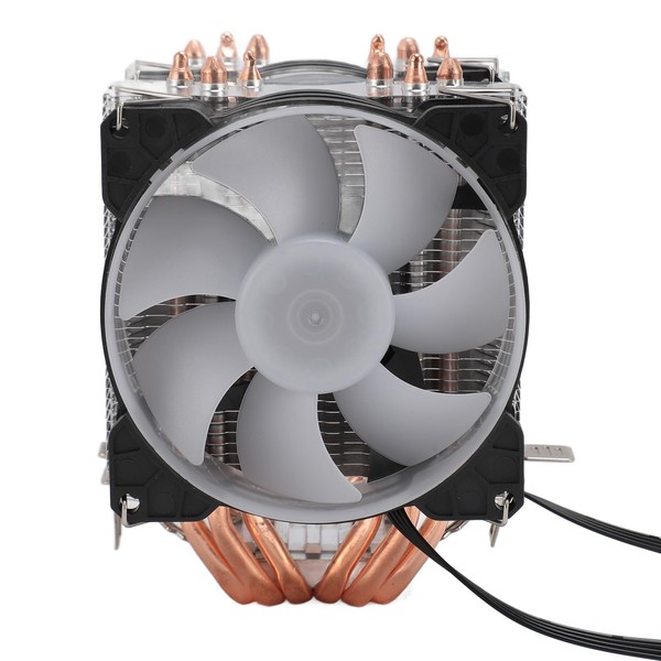 CPU Air Cooler, 6 Heat Pipes 4pin 90mm Dual Tower