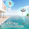 Xuegier Wireless Pool Thermometer Floating Easy Read Digital Pool Thermometer