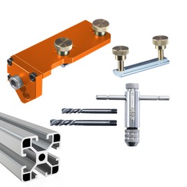 Aluminum Extrusion Tap Guide - Aluminum Profile Furniture,Professional Tapping Assistant Cutter Hardware Precise Positioning for Woodworking Fabrication Metalworking