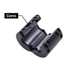 Mecion 5 Pack 31500 Ferrite Filter Core Material 31 Mix ID 1/2" 13mm Inner Diameter