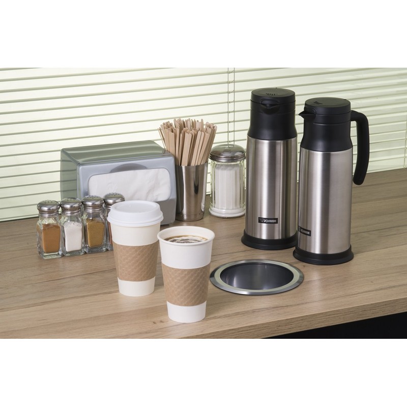 Zojirushi SH-MAE10 (34 oz.) Stainless Vacuum Creamer/Dairy Server, Stainless (NSF
