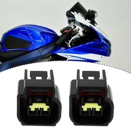 SG Store 4Sets Motorrad 2Pin Zündspule Stecker Reparatursatz Stecker Kompatibel mit Suzuki Kompatibel mit Yamaha