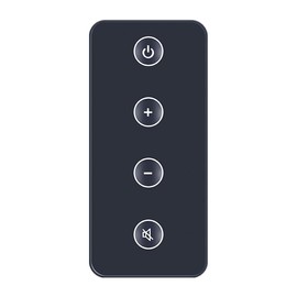 ZWP Replacement Remote Control Compatible for Bose Solo TV Sound System Speaker Model 410376, Black