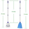 One Mop Handle With Two Microfiber Heads (1 Handle &