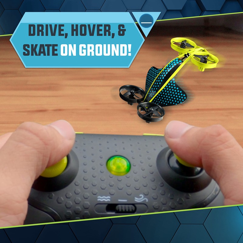 WowWee HydraQuad 3-in-1 Hybrid Air to Water Stunt Drone –
