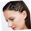 FOMIYES 30pcs Star Snap Hair Clips Rhinestone Hairpins Side Bangs