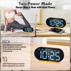 Foyucool Digital Alarm Clock for Bedroom with Nightlight, 7" Large