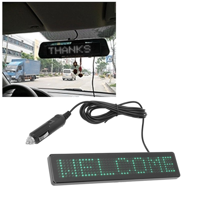 LED Matrix Panel Remote Control Programmable Scrolling LED Sign for