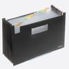 PP-fan stand collector A4, 12 Compartments, colorless translucent, 1 Piece Pieces