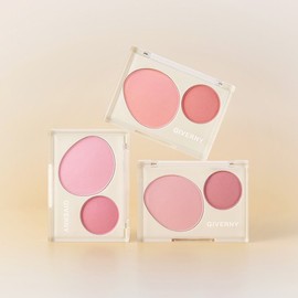 Giverny Fluffy Dual Blusher 7.4g - 01 Peach Macaron / 지베르니 플러피 듀얼 블러셔 7.4g - 01피치 마카롱