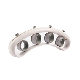 Ksrnsne Guitar Finger Expansion Finger Force Span Practing Trainer Tool,Bass Piano Finger Speed System Parts Accessories White