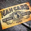 SATOHA MAN CARD - Masculine-themed Business Cards (10 pack)