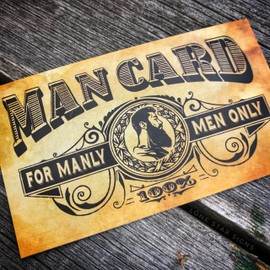 SATOHA MAN CARD - Masculine-themed Business Cards (10 pack)